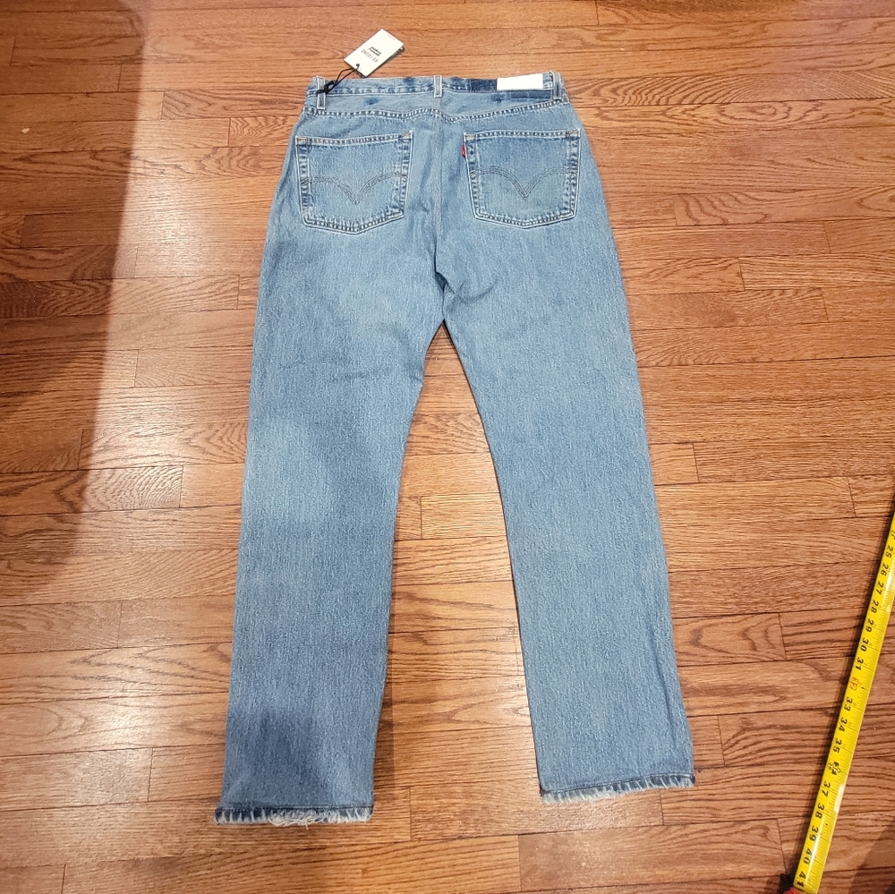 RE/DONE 70s Straight Ultra High Rise Button Fly Jeans Size 32 NWT
